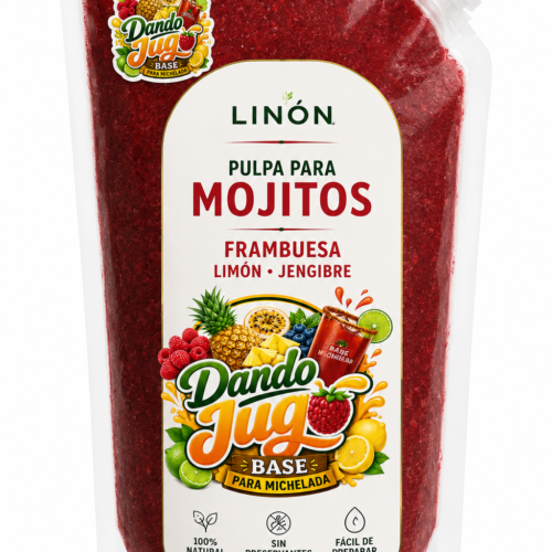Pulpa Mojitos Frambuesa + Limón + Jengibre