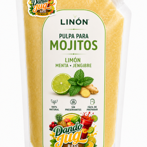 Pulpa Mojitos Limón + Menta + Jengibre